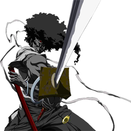 Afro Samurai Anime Icon Ico