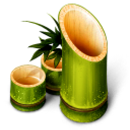 Takezake sake bamboo container icon ico