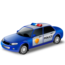 Police car free icon ico