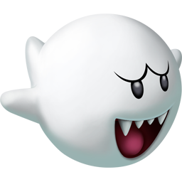 Super Mario - Boo icon ico