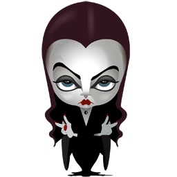 Addams Family - Morticia icon ico