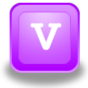 Alphabet icon V ico