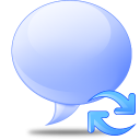 Message balloon icon png