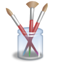 Brushes icon ico