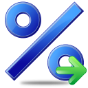 Percent icon png