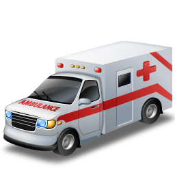 Ambulance car free icon ico