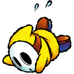 Super Mario - Shyguy Yellow icon ico